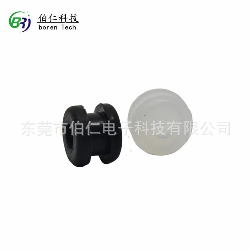 橡胶双面防尘护线圈内径4.2MM透明硅胶保护套防水阻燃出线环