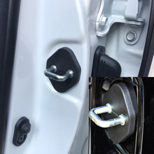 适用于丰田卡罗拉锐放改装专用车门锁扣盖保护盖双凸车门限位器盖