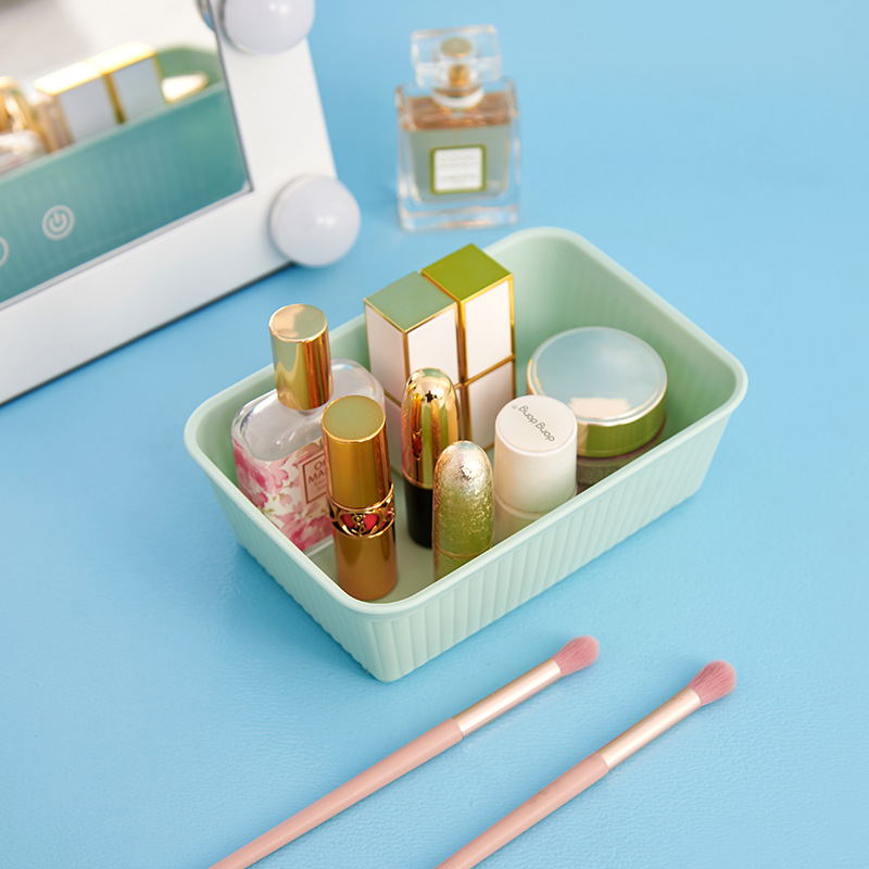 snacks sundries storage basket cosmetics storage basket japanese desktop storage box bathroom kitchen plastic storage basket