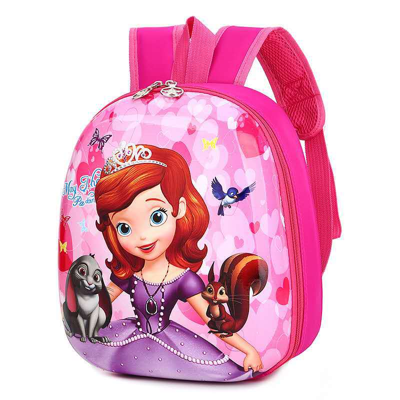 Cross-Border Children's Soft Shell Schoolbag Kindergarten Cartoon Student Backpack Children's Gift Schoolbag Backpack Bag Manufacturer