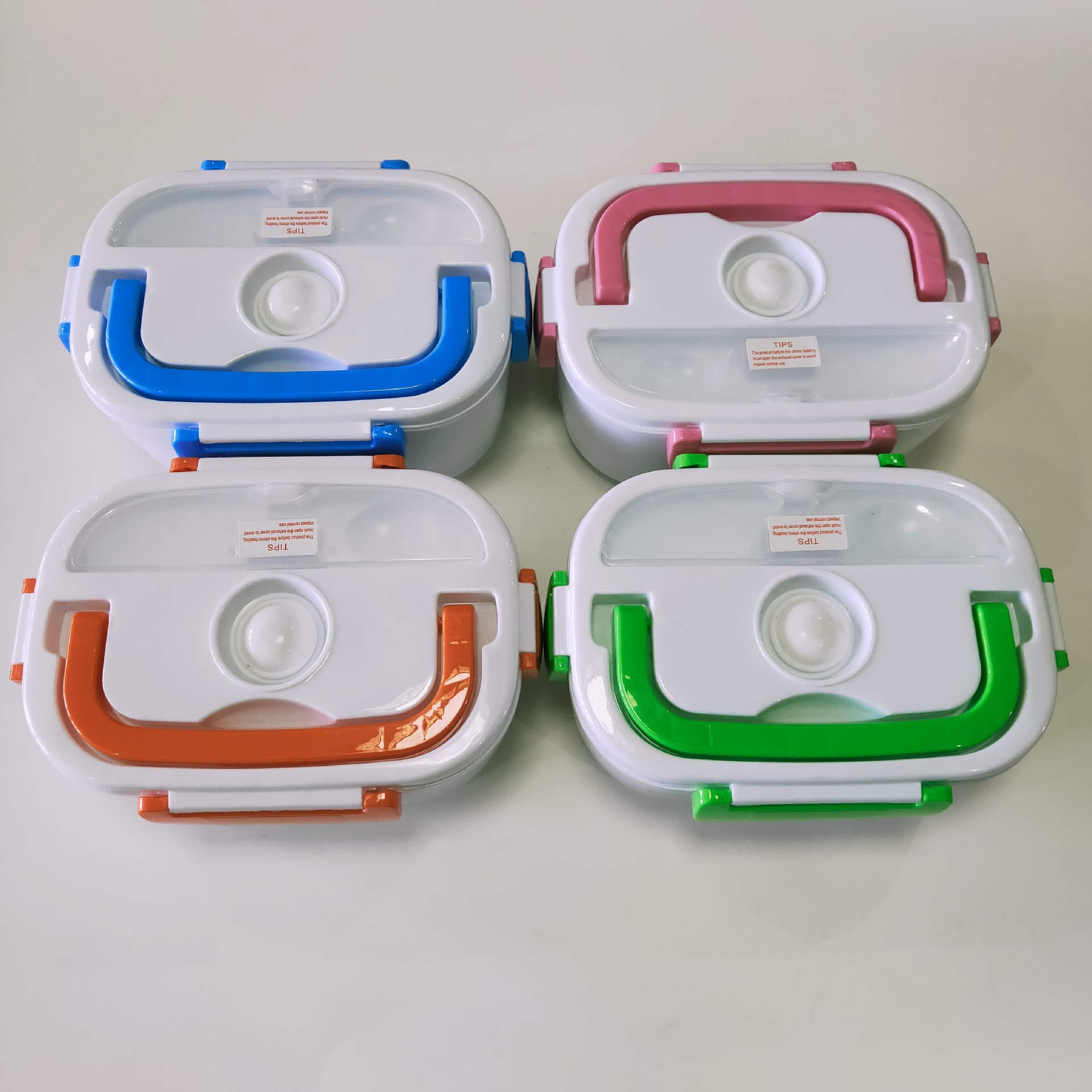 Factory for Car Electric Lunch Box Insulation Double-Deck Home Heating Lunch Box Student Children's Bento Electric Rice Container Car