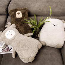 新款北欧风玩具小羊毛绒抱枕小熊麋鹿毛绒玩具宝宝陪睡玩偶批发