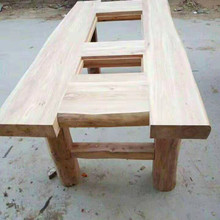 家用老榆木门板复古风化老桌面板榆木中式做旧家具楼梯踏步板
