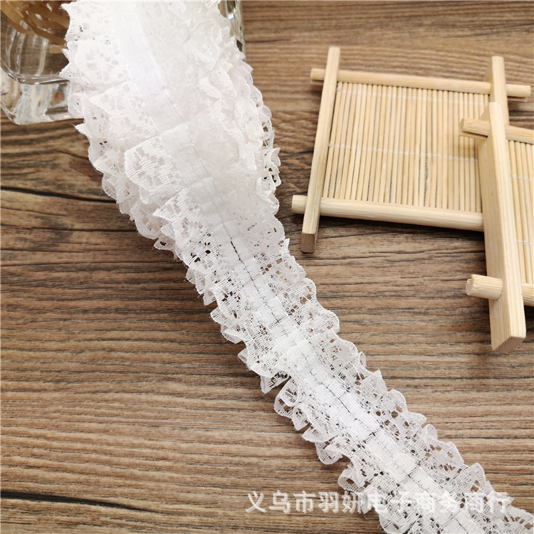 3cm diamond lace wrinkle lace discount diy hair accessories ornament ribbon/colored ribbon lace