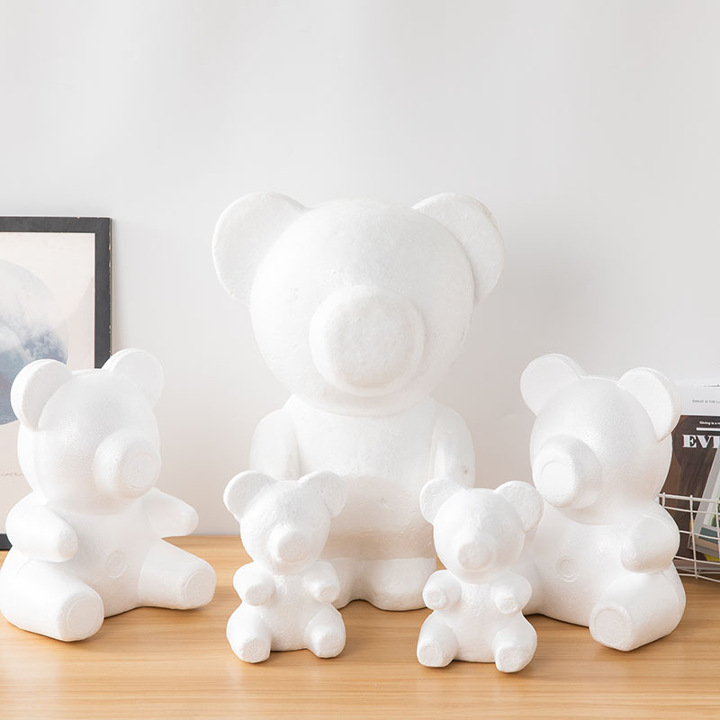 diy毕业礼圣诞节新年抱抱熊泡沫磨具玫瑰花小熊毕业纪念礼物玩偶