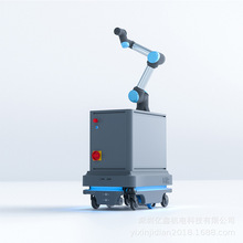 UR机器人+MiR移动机器人AGV小车+机械臂电爪库崎智能复合机器人