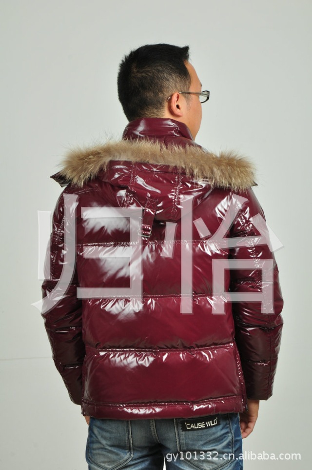 红豆3011 相思豆男式羽绒服 库存 尾货批发 亮皮男装 库存货