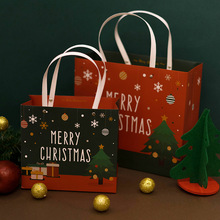 圣诞节礼品袋手提袋平安夜包装袋纸袋糖果袋子送礼物袋子礼物袋