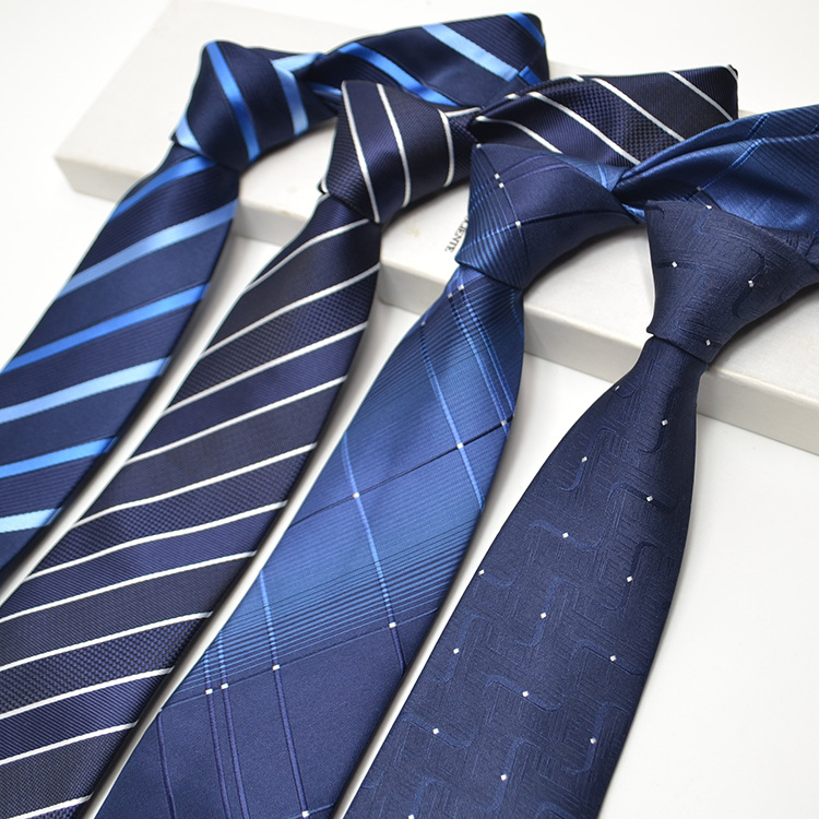 现货批发1200针男士商务领带新款韩版婚宴条纹涤纶丝提花领带批发