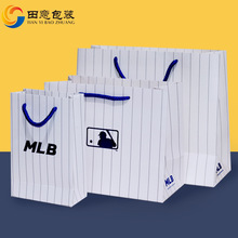 MLB纸袋NY洋基队袋子手提袋包装袋购物礼品袋棒球帽大号横竖款