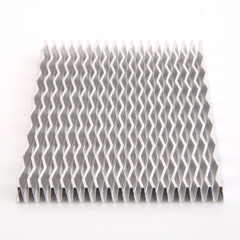 散热片 折叠fin三角波翅片 铝合金翅片 齿形新能源散热片厂家直销