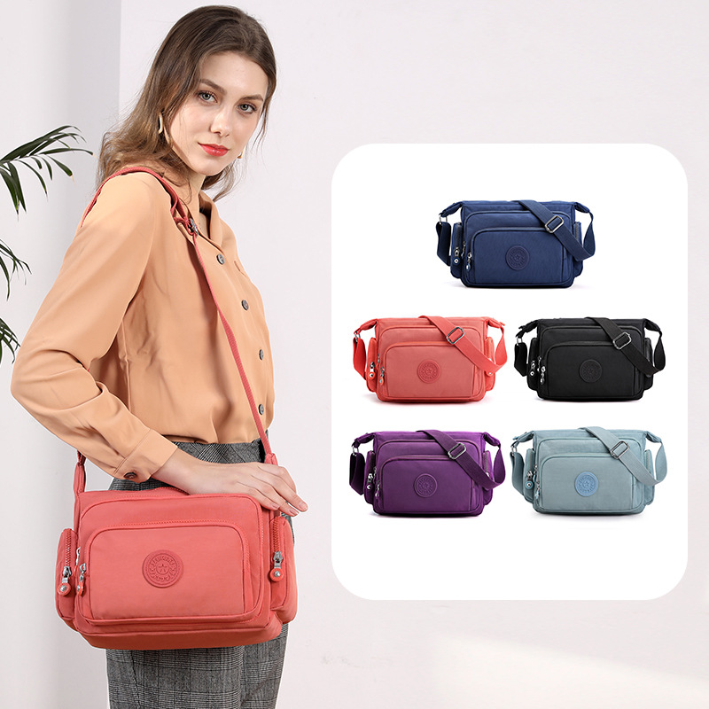 Golden Fruit Tree New Women's Bags One Piece Dropshipping Nylon Crossbody Cloth Bag All-Matching and Lightweight Casual Mom Bag Women's Bag