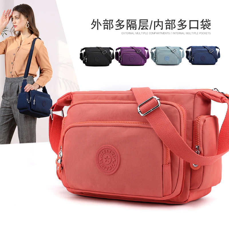 Golden Fruit Tree New Women's Bags One Piece Dropshipping Nylon Crossbody Cloth Bag All-Matching and Lightweight Casual Mom Bag Women's Bag