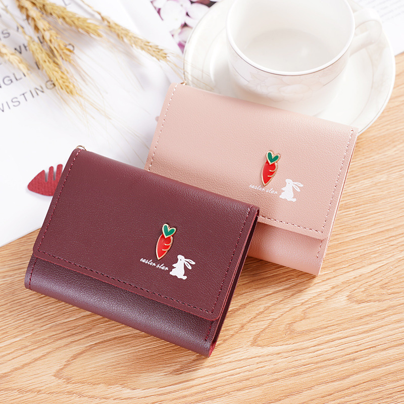 2023新款可爱钱包女短款女士小钱包迷你学生韩版小手包零钱包卡包