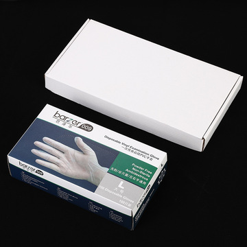 义乌厂家生产物一次性手套包装盒服装玩具可折叠包装纸盒可加logo