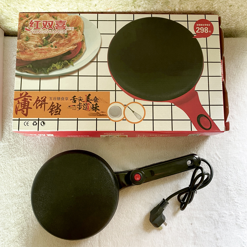 网红薄饼机电饼铛家用春饼机迷你烙饼机活动礼订单礼品厂家批发