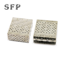 SFP2x4笼子连接器带灯导光柱光纤交换机