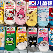 韩国儿童袜子东大门进口可爱动漫卡通袜3-10岁男女童宝宝袜棉船袜
