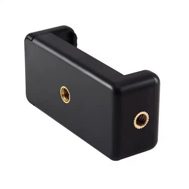 源头厂家手机夹一字夹E字夹视频直播自拍杆手机支架三脚架拉伸夹