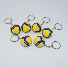 MIKASA排球钥匙扣3.8CM硬体PVC挂件比赛奖品商务礼品个性排球挂饰