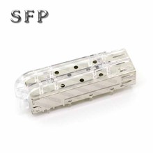 SFP 1x1光纤笼子连接器模块插座笼子带导光柱交换机端口