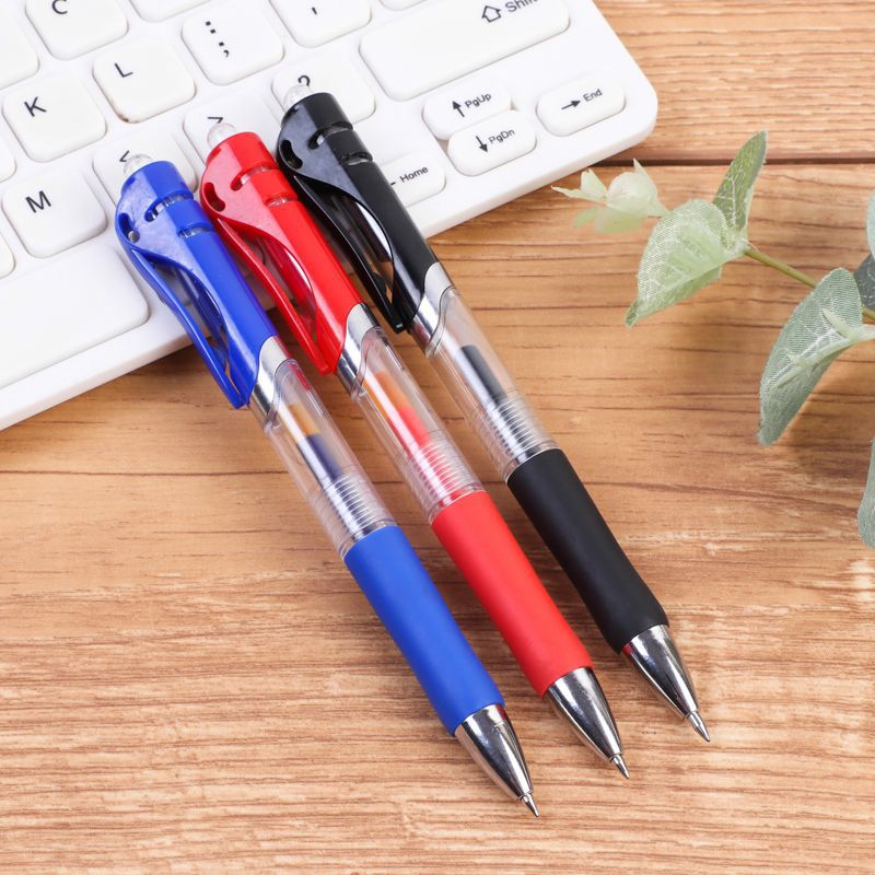 K35 Press Gel Pen Large Capacity Carbon Pen 0.5mm Bullet Gel Pen Student Brush Questions Test Pen Wholesale