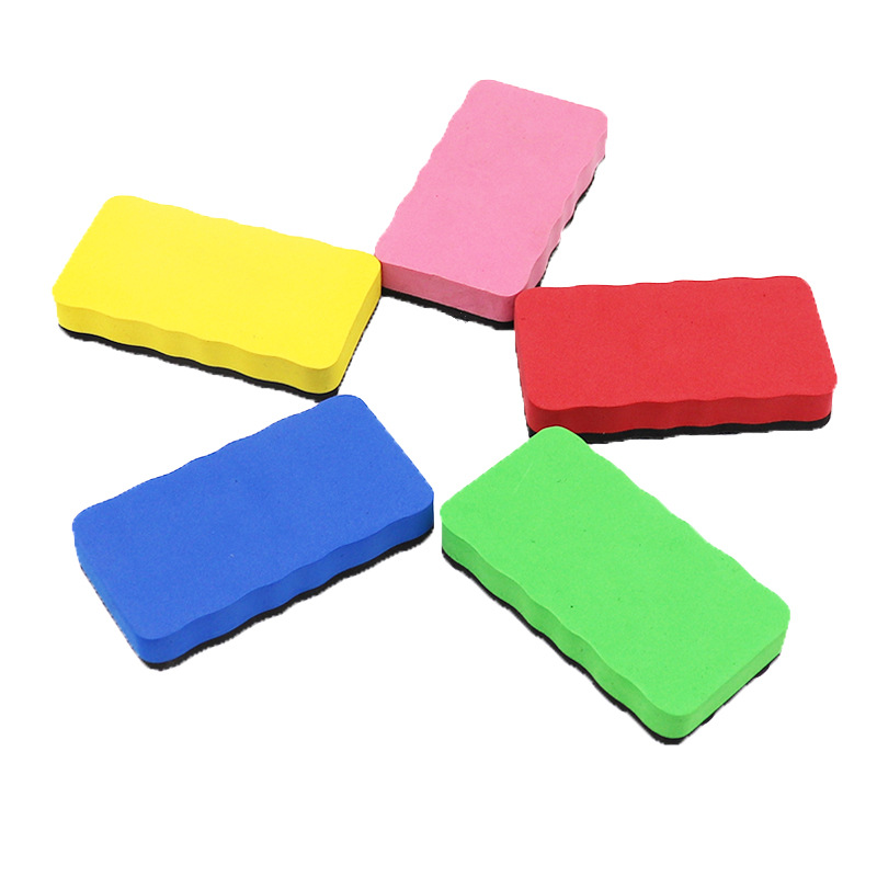 Factory Wholesale Color Eva Felt Cloth Whiteboard Eraser New Material Rectangular 10.5*5.5*2 Eraser Low Price Delivery