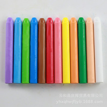 厂家批发固体彩色无尘水溶性粉笔4只6只12只装儿童涂鸦教学粉笔