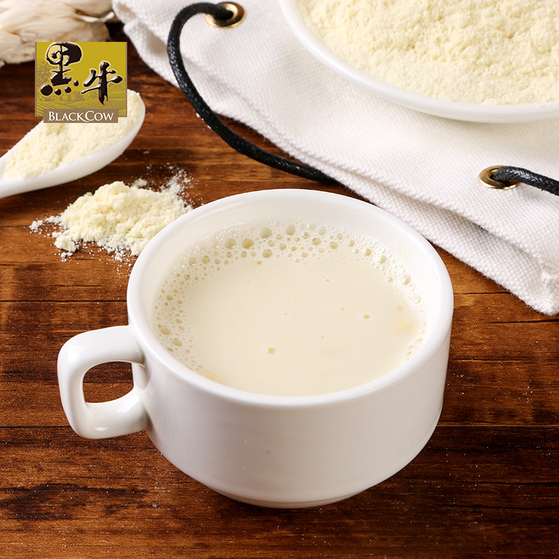 黑牛豆奶粉高钙1020g 营养早餐豆浆粉速溶即食冲饮品代餐小袋34包