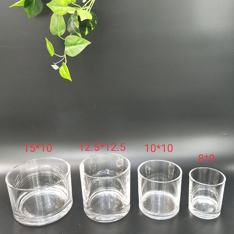 Factory Wholesale Thickened Tulip Glass Vase Hydrocotyle Hydroponic Green Dill Vase Table Candlestick Decoration