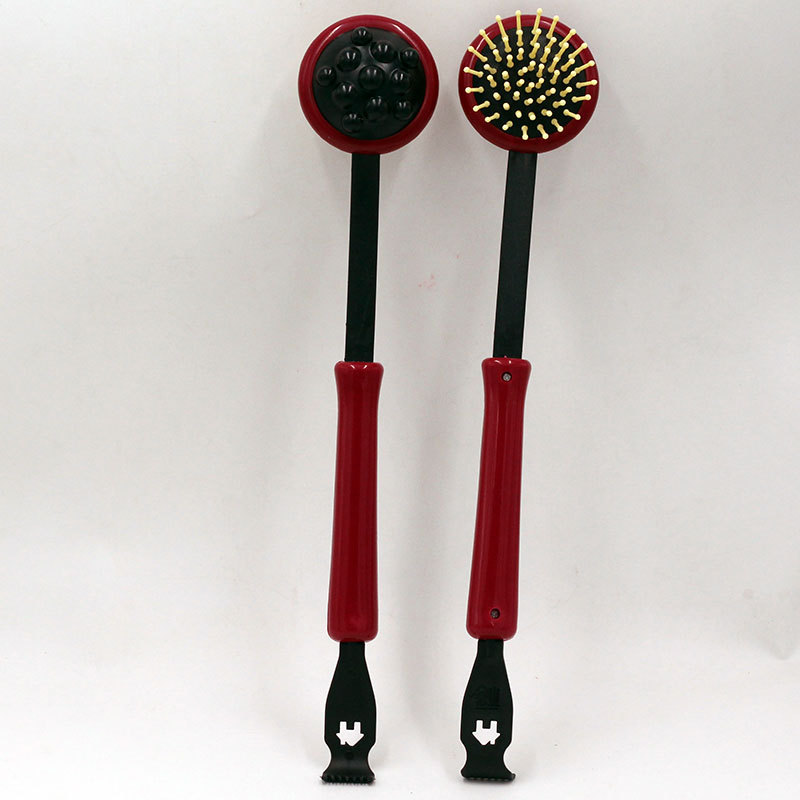 新款塑料两头双用敲背抓痒按摩器 健身锤挠痒痒旅游工艺礼品批发