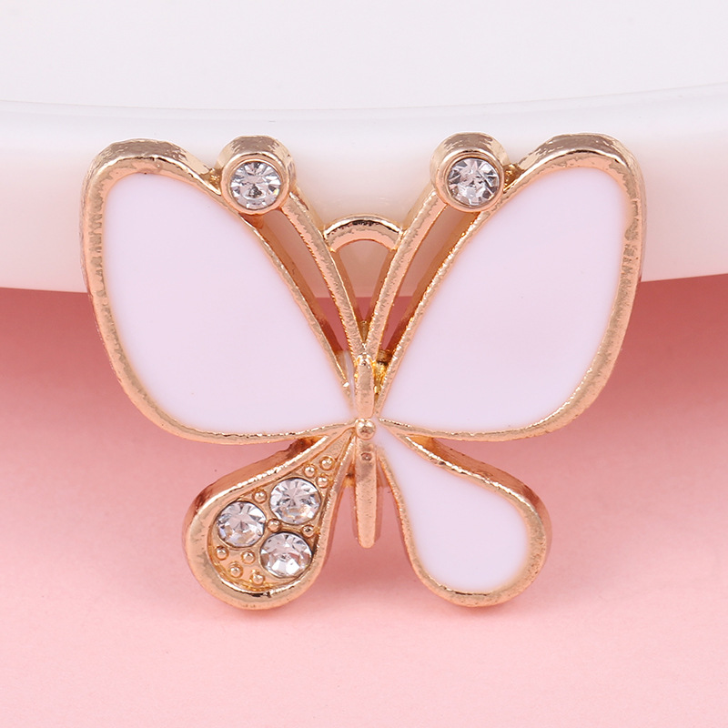Diy Jewelry Accessories Crystal Butterfly Mobile Phone Shell Beauty Alloy Hair Accessories Diy Headdress Full Diamond Butterfly Animal Wholesale