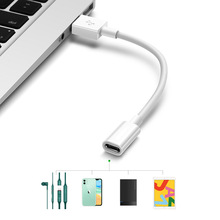 Type C转USB PD充电线 苹果充电器 适用华为freelace蓝牙耳机直充