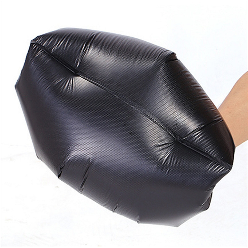 [50 Garbage Bags] Garbage Bags Household Thickened Disposable Black Vest Portable Pull Bag