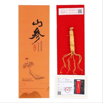长白山人参礼盒 东北吉林人参野山参礼盒装 会销礼品干人参生晒参