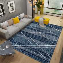 批发后现代地毯客厅茶几垫美式欧式卧室床边毯满铺抽象艺术ins风