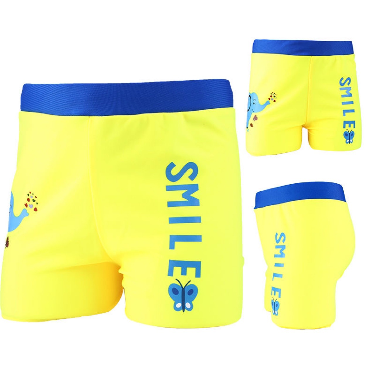 2024现货新款儿童泳裤 卡通男童泳裤 锦纶平角裤 宝宝游泳裤批发