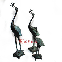铜质工艺品龟鹤摆件婚庆商务礼品中国风礼品送老外会销产品