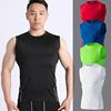 Sports and fitness vest waistcoat Sleeveless Self cultivation T-shirts T-shirt Tight fitting Quick drying Gym Fitness wear Sports and fitness vest waistcoat Sleeveless Self cultivation T-shirts T-shirt Tight fitting Quick drying Gym Fitness wear