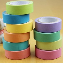 10色糖果色和纸胶带手撕和纸胶带彩色贴纸可写字10米手撕和纸胶带