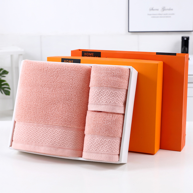 厂家批发全棉毛巾礼盒装浴巾礼盒套装三件套广告商务回礼公司logo