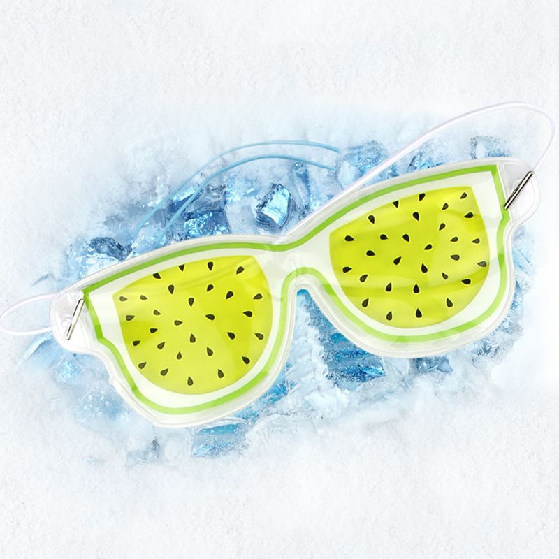 Ice Eyeshade Cartoon Eye Pad Shading Student Foreign Trade Gel Fruit Children Cute Summer Relief Outdoor Cold Compress
