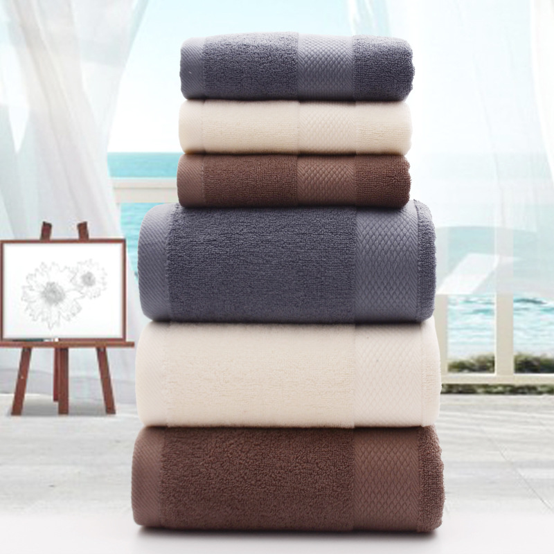 Pure Cotton Bath Towel Five-Star Hotel Large Bath Towel Adult Thickened No. plus-Sized Absorbent Lint-Free 100% Cotton Bath Towel