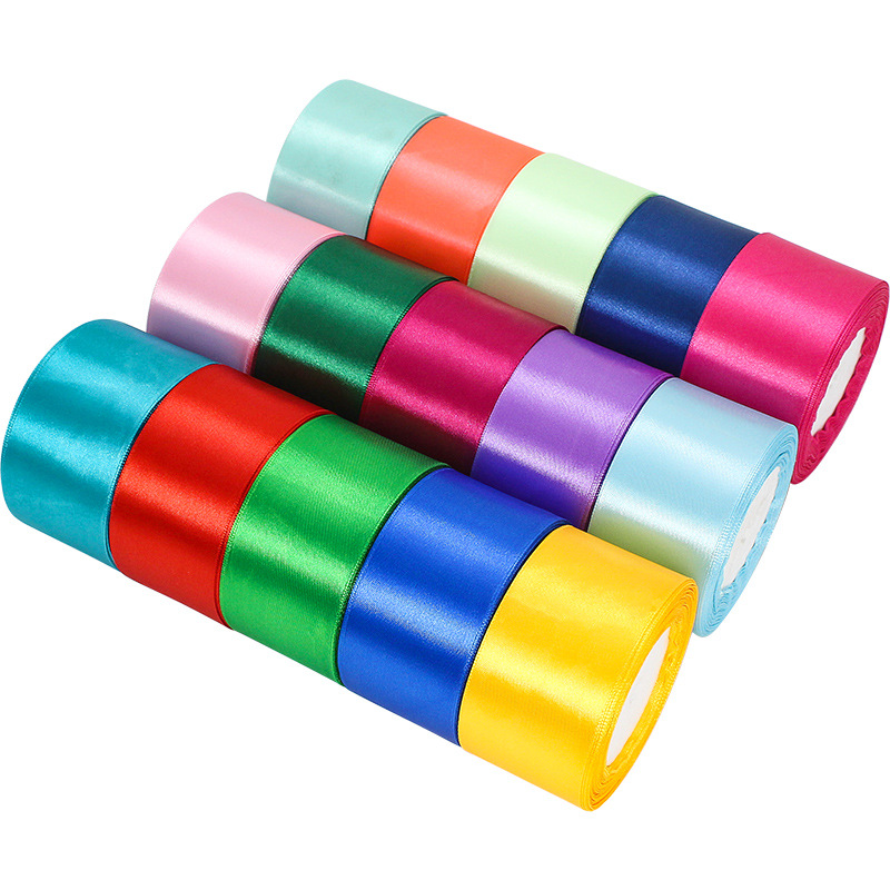 Factory Wholesale 5cm Clothing Accessories Ribbon Polyester Ribbon Wedding Celebration Decoration Ribbon Gift Box Packaging Ribbon