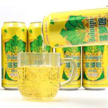 无酒精新货菠萝啤饮料320ml*24瓶果味碳酸易拉罐果汁一件代发