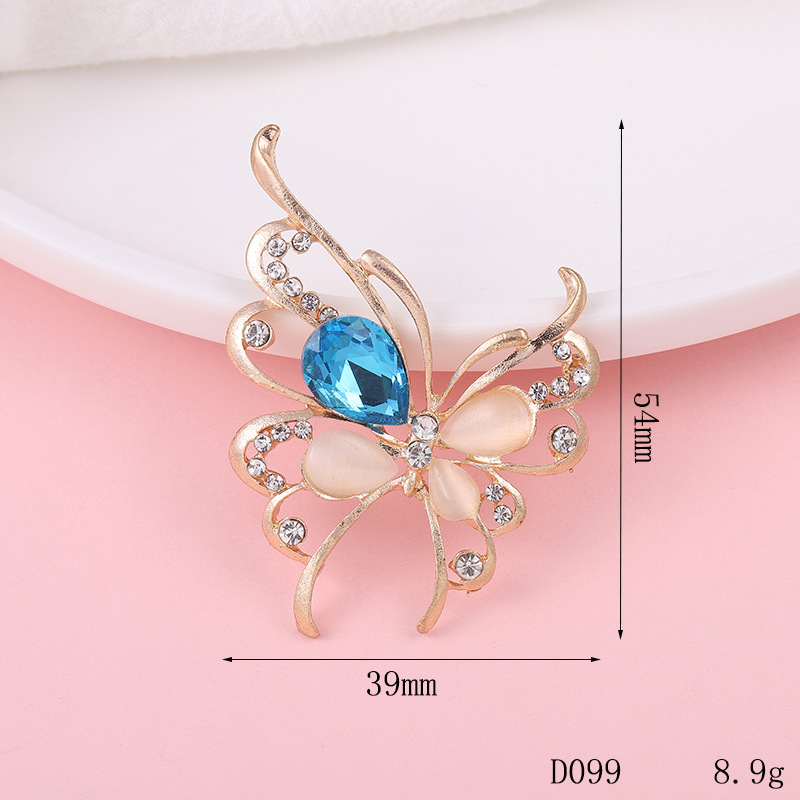 Creative Exquisite Butterfly Diy Jewelry Accessories Flower Plate Buckle Mobile Phone Shell Beauty Sticking Diamond Material Alloy Diamond-Embedded Hair Accessories