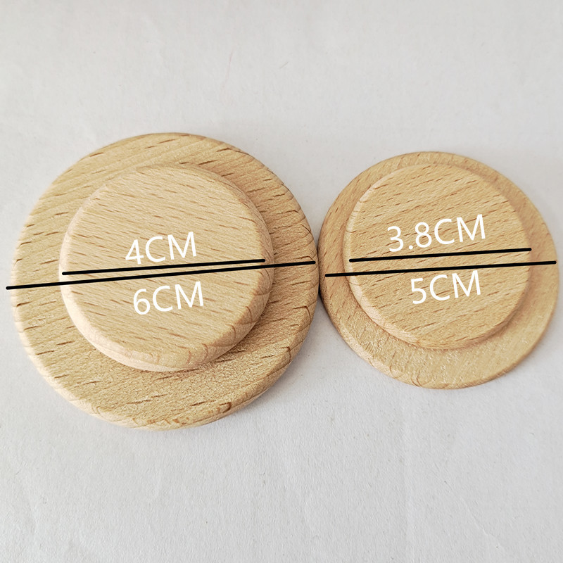 round Beech Disc Wood Piece Tag Diy Jewelry Accessories Materials Molar Material Wooden Craftwork