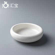 陶瓷泡菜碗韩式5寸陶瓷日式小吃碟5.25寸鼓形碟酒店餐厅韩式菜碗
