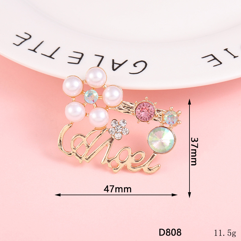 New Creative Five-Petal Flower Pearl Flower Cherry Blossom Mobile Phone Shell Jewelry Accessories Diy Jewelry Accessories Diamond-Embedded Material Package