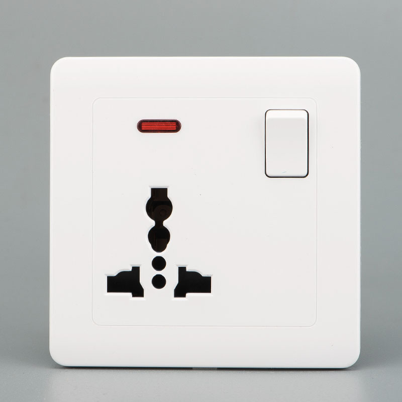 13a英标插座英国一开三孔插座面板86型英规3孔英式香港版插座